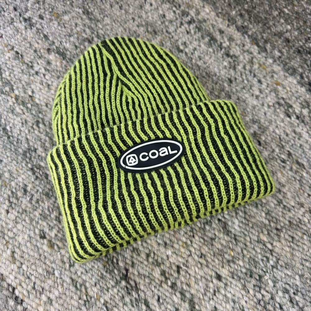 The Benny Ultra Tall Knit Beanie - Coal Headwear Knitted Long Beanie - Picture 12 of 16